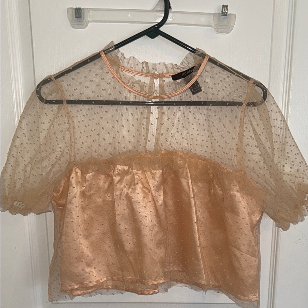 Sheer Pink Top